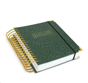 Goede Kwaliteit High-Performance Calimero Sprial Notebook Compositieboek Hout Vrij Papier 120 Vellen Zeefdruk Offsetdruk