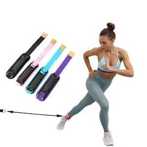 Personalizado Neoprene Acolchoado Correias De Tornozelo Para Glute E Perna Ginásio Exercícios Força Da Aptidão Agilidade Ankle Cuffs Correias De Tornozelo Para Cabo