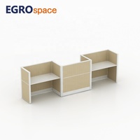 EGROspace Mobilier de bureau commercial, cloison modulaire insonorisée, acoustique, en bois, pour bureau privé