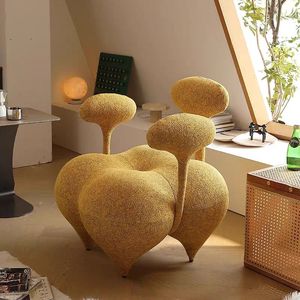 <span class=keywords><strong>Fauteuil</strong></span> Ballon en Velours Élégant et Luxueux, Canapé de Repos Créatif <span class=keywords><strong>pour</strong></span> Femme, Coussin de <span class=keywords><strong>Fauteuil</strong></span> Ballon Stylé <span class=keywords><strong>pour</strong></span> Réunions et Salles de Villa - Product Image 5