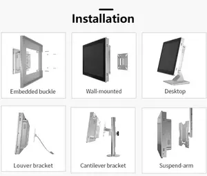 Màn Hình Cảm Ứng Chắc Chắn 10.1 Inch Màn Hình Công Nghiệp Lcd Chống Sốc Chống Nước Bezel 7Mm Cho Các Ứng Dụng Nặng - Product Image 4