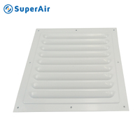 Grille d'air carrée en acier aluminium HVAC pour la ventilation
