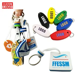 Porte-clés en mousse Anime bateau porte-clés flotteur Pu porte-clés en mousse jouet