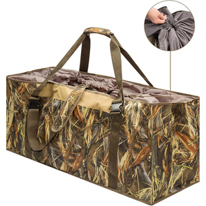 Bolsa para Señuelos de Aves Acuáticas de 12 Compartimentos, con Estampado de Camuflaje, Tela Oxford, Fondo de Malla con Drenaje, Equipo de Almacenamiento para Exteriores - Product Image 4