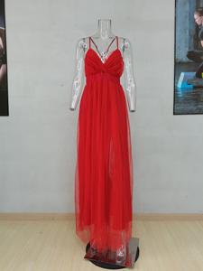 Nouvelle <span class=keywords><strong>robe</strong></span> de soirée élégante pour femme, col en V profond, dos nu, sans manches, longue <span class=keywords><strong>robe</strong></span> en maille, <span class=keywords><strong>taille</strong></span> froncée, <span class=keywords><strong>robe</strong></span> de soirée contractuelle - Product Image 6