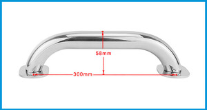 Accessori per barche maniglia a benna in acciaio inossidabile 304 maniglia per corrimano per porta maniglia per maniglione maniglia per boccaporto per barche Yacht bagno marino - Product Image 6