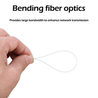 Cable de Fibra Óptica para Exteriores FTTH, Monomodo/Multimodo, Cubierta Exterior LSZH, Reforzado con Alambre de Acero, Garantía de 30 Años, Certificado por ANATEL