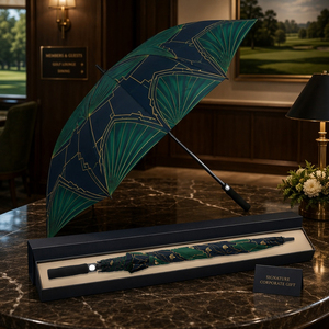 High Quality <b>Windproof</b> Golf <b>Umbrella</b> Premium 190T Pongee Fabric Quick Dry Ideal <b>Umbrella</b> for Team Gifts Promotions - Product Image 3