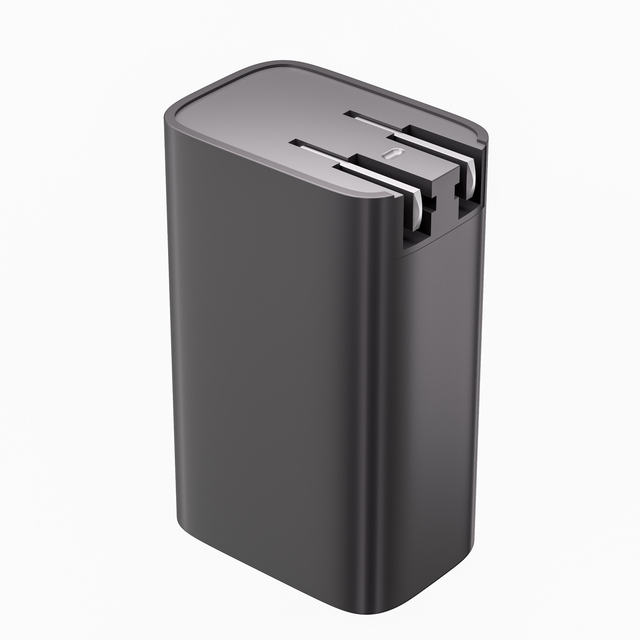 Factory 65W New GaN USB+C Charger Block 3-Port Foldable Fast Charging Wall Charger QC3.0 for IPhone15/14/13 MacBook CE FCC