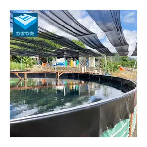 HDPE Pond Liner Protective Underlayment Flexible Pre-Cut Pond Liner for Water Garden Koi Ponds Streams Geomembrane