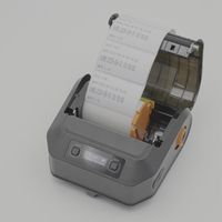 Impresora Térmica de Etiquetas de 80 mm con Batería, Impresora de Recibos Pequeña Inalámbrica con Bluetooth para Android e iOS, con Cortador Automático