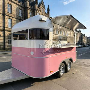 Camion de restauration rapide entièrement équipé pour la vente en gros : jus de citron, <span class=keywords><strong>vin</strong></span>, crêpes, desserts, bubble tea, café, et autres plats. - Product Image 1
