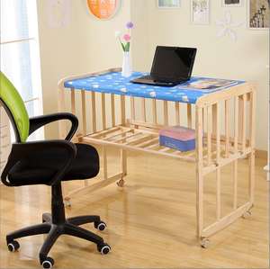 <span class=keywords><strong>Culla</strong></span> a dondolo multifunzione in legno per neonati, lettino assemblabile grande per bambini - Product Image 2