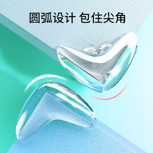 Xiduo Anti-Collision Corner <b>Protector</b> Teardrop Shape PVC Transparent High Adhesion Safety Guard For <b>Table</b> Window Edge - Product Image 2