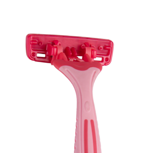 Maquinilla de Afeitar Desechable para Mujer con Triple Hoja de Acero Inoxidable y Mango de Goma, Herramienta de Afeitado de Alta Calidad y Bajo Costo - Product Image 2