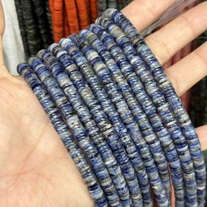 Cuentas de piedra de ágata de cristal Natural Heishi de 6X1mm, cuentas espaciadoras de Aventurina, cuentas de piedras preciosas con forma de neumático de disco de joyería DIY - Product Image 6