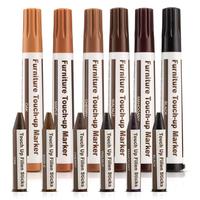 Kit de réparation de meubles, marqueurs pour bois, stylo en bois, marqueurs et bâtons de cire avec kit d'affûtage, pour les taches, les rayures, les sols en bois