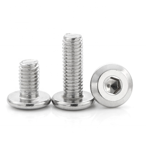 Acero zincado derecho 4,8 grado cabeza plana Allen Drive M6 * 30 hexágono interior JCB-B tornillo 1/4-20T pernos para muebles - Product Image 6