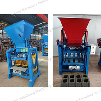 Machine Automatique à Briques Hydraulique de Ciment, Équipement de Fabrication de Blocs Creux en Béton avec Moteur 220V et Composants Essentiels d'Engrenage