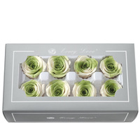 AYOYO OEM Yunnan un grade préservé 4-5 cm têtes de Rose arc-en-ciel pour toujours Rose fleurs immortelles en gros