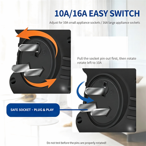 เครื่องทดสอบซ็อกเก็ตดิจิตอล Ac10 220V พร้อมฟังก์ชั่นตรวจจับเฟสและทดสอบกระแสไฟรั่ว สำหรับตรวจสอบปลั๊กไฟฟ้า - Product Image 3