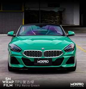 Película Protectora de Pintura para Automóviles PPF de TPU de Calidad Estadounidense de 7.5 mil, Verde Retro, Autocurable, con 6 Años de Garantía, para Protección de la Carrocería - Product Image 4