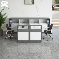 Installation de cloisons de bureau professionnelles avec solutions de bureaux modulaires et de tables de travail pour les écoles, postes de travail en cubicle