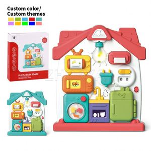 บ้านของเล่นมอนเตสซอรี่อเนกประสงค์สำหรับเด็กเล็ก ของเล่นเสริมพัฒนาการทางประสาทสัมผัส บอร์ดกิจกรรมเสริมทักษะ - Product Image 1