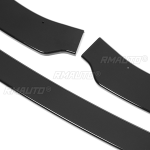 New 3pcs Car Front Bumper Lip <b>Splitter</b> Fins Body Kit Chin Spoiler Diffuser Deflector for Toyota Camry SE/XSE 2018 2019 - Product Image 4