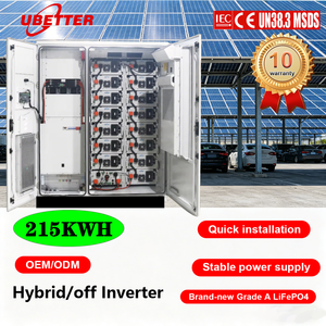 OEM Outdoor All in on BESS 100KW 215kWh 120KWH 60kw Solar Battery Energy Storage Microgrid BESS with PCS+ Industrial Batteries - Product Image 1