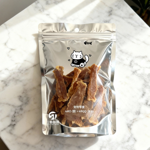 Custom Pet Food Bags with <b>Window</b> | Stand Up Zipper Aluminum Foil Packaging for Freeze Dried Treats - Product Image 2