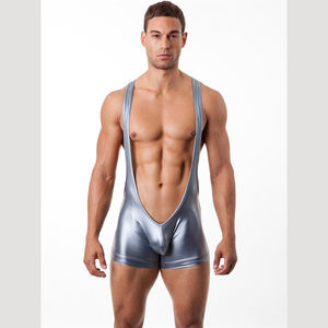 Boxer Aderenti Lucidi da <span class=keywords><strong>Uomo</strong></span> in PU Lanvibum - Abbigliamento da Club OEM, Ingrosso MOQ 1 Pezzo, Costume <span class=keywords><strong>Sexy</strong></span> e Intimo da <span class=keywords><strong>Uomo</strong></span> - Product Image 3