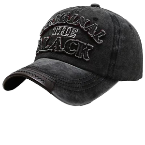 Gorra de Béisbol Original The Black Common Image, de 6 Paneles, Estilo Vintage, Ajustable, Unisex, de Mezclilla - Product Image 1
