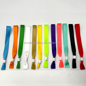 Pulseras <span class=keywords><strong>de</strong></span> Tela para Festivales y Eventos, con Cierre <span class=keywords><strong>de</strong></span> Plástico, Pulseras Lisas <span class=keywords><strong>de</strong></span> Satén para <span class=keywords><strong>Conciertos</strong></span>, en Oferta - Product Image 2