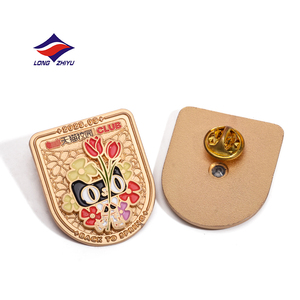 Longzhiyu, 20 Años de Experiencia en Fabricación, Pin Personalizado de Metal con Esmalte Suave o Duro, Chapado en Oro, Latón, Aleación de Zinc, Insignia con Logotipo, Recuerdo, Pin de Solapa - Product Image 3