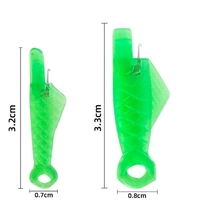Enfileur d'aiguille en forme de poisson pour machine à coudre en plastique, accessoire d'enfilage rapide