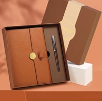 Coffret Cadeau de Luxe Échantillon Personnalisé Premier Organiseur Hebdomadaire dans une Boîte Journal de Prière avec Stylo Carnet Vert Couverture Rigide A5