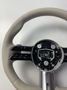 Volante de Cuero Dragonfly para <span class=keywords><strong>Mercedes</strong></span> W221, Compatible con W166, W205, W213, W222, W463, C200, E300, G500, GLE300, <span class=keywords><strong>A180</strong></span> - Product Image 3