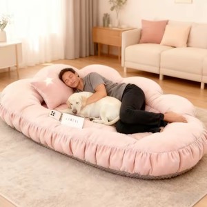 Human <b>Dog</b> <b>Bed</b> Orthopedic <b>Dog</b> <b>Bed</b> for Large <b>Dogs</b> with Soft Polyester Memory Foam and Modern Fashion Waterproof Washable Cover - Product Image 2