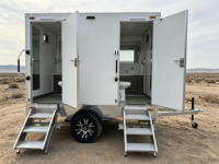 Toilettes mobiles économiques et portables pour camps de personnel temporaires Toilettes mobiles préfabriquées