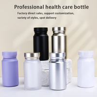 Bouteille intérieure en plastique ABS de 70ml de couleur personnalisée avec emballage vide de fabrication d'emballages de vitamines de médicaments de capsules