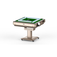 Machine à Mahjong Professionnelle Portable, Double Usage, Conception Pliante, Système de Mélange Silencieux, Table de Mahjong Intelligente pour Club et Casino