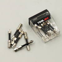 Jeu de tournevis à chocs double embout PH2 en acier TOOLJOY S2 avec étui portable