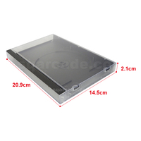 Boîtier arrière personnalisé en ABS pour CD Sga, support de disque NICE DISC HOLDER TEETH, accessoire de jeu rétro Saturn Dreamcast, boîte CD compatible également avec PS5/4