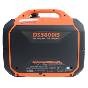 AUCAN Nieuw Ontwerp <span class=keywords><strong>3</strong></span>.2kw Benzine Generator Inverter Type DS3800iS <span class=keywords><strong>3</strong></span>.5kw Elektrische Start Super Stille Benzine Generator Prijs - Product Image 2