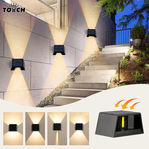 Linterna de pared de decoración blanca cálida de ángulo ajustable <span class=keywords><strong>solar</strong></span> al aire libre IP65 impermeable sensor de movimiento inteligente linterna de pared de jardín <span class=keywords><strong>solar</strong></span> - Product Image 4