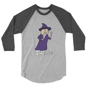 Blusa raglán de manga 3/4 para mujer Purple Wizard - Product Image 4