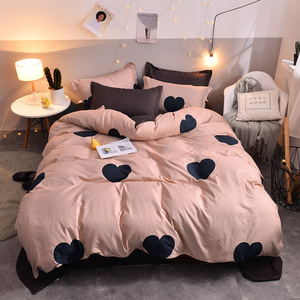 Housse de <span class=keywords><strong>couette</strong></span> en coton lavé doux, tailles simple et double 150x200 200x230, vente en gros usine, pour lits de 1.5, 1.8, 2.0 mètres - Product Image 3