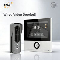 Sistema de Videoportero con Intercomunicador Bidireccional de 7 Pulgadas, Control de Acceso, Detección de Movimiento y Antena Integrada para Viviendas
