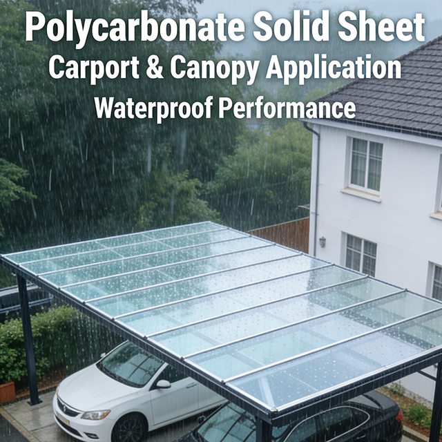 0.8mm-30mm Thickness Transparent Polycarbonate Solid Sheet /PC Solid Clear Polycarbonate Sheet